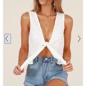 SHOWPO Getaway Plan top in white